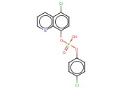 4-氯苯基 5-氯喹啉-8-<span class='lighter'>基</span><span class='lighter'>磷酸酯</span>