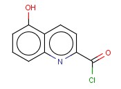 5-<span class='lighter'>HYDROXYQUINOLINE</span>-2-CARBONYL CHLORIDE