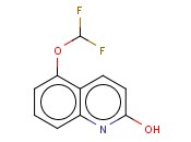 5-(DIFLUOROMETHOXY)-2-<span class='lighter'>HYDROXYQUINOLINE</span>