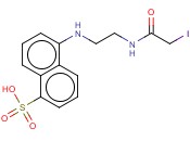 N-碘乙酰-N-(5-磺基-1-<span class='lighter'>萘</span>)乙二<span class='lighter'>胺</span>