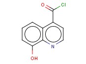 8-<span class='lighter'>HYDROXYQUINOLINE</span>-4-CARBONYL CHLORIDE