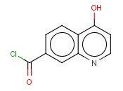 4-<span class='lighter'>HYDROXYQUINOLINE</span>-7-CARBONYL CHLORIDE