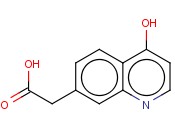 4-<span class='lighter'>HYDROXYQUINOLINE</span>-7-ACETIC ACID