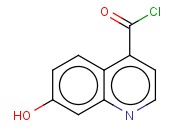 7-<span class='lighter'>HYDROXYQUINOLINE</span>-4-CARBONYL CHLORIDE