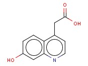 7-<span class='lighter'>HYDROXYQUINOLINE</span>-4-ACETIC ACID