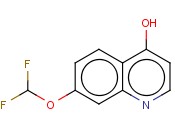 7-(DIFLUOROMETHOXY)-4-<span class='lighter'>HYDROXYQUINOLINE</span>