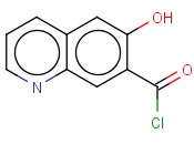 6-<span class='lighter'>HYDROXYQUINOLINE</span>-7-CARBONYL CHLORIDE