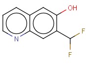 7-(DIFLUOROMETHYL)-<span class='lighter'>6-HYDROXYQUINOLINE</span>