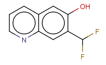 7-(DIFLUOROMETHYL)-<span class='lighter'>6-HYDROXYQUINOLINE</span>