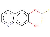 6-(DIFLUOROMETHOXY)-7-<span class='lighter'>HYDROXYQUINOLINE</span>