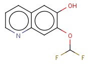 7-(DIFLUOROMETHOXY)-<span class='lighter'>6-HYDROXYQUINOLINE</span>