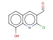 2-CHLORO-8-<span class='lighter'>HYDROXYQUINOLINE</span>-3-CARBALDEHYDE