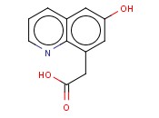 6-<span class='lighter'>HYDROXYQUINOLINE</span>-8-ACETIC ACID