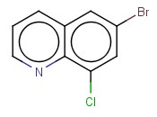 6-<span class='lighter'>溴</span>-8-氯<span class='lighter'>喹啉</span>