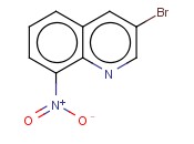 <span class='lighter'>QUINOLINE</span>, <span class='lighter'>3-BROMO-8-NITRO-</span>