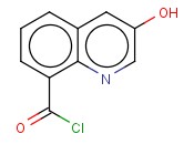 3-<span class='lighter'>HYDROXYQUINOLINE</span>-8-CARBONYL CHLORIDE