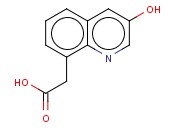 3-<span class='lighter'>HYDROXYQUINOLINE</span>-8-ACETIC ACID