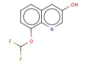 8-(DIFLUOROMETHOXY)-3-<span class='lighter'>HYDROXYQUINOLINE</span>
