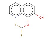 8-(DIFLUOROMETHOXY)-7-<span class='lighter'>HYDROXYQUINOLINE</span>