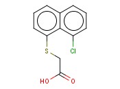 2-(8-氯-1-<span class='lighter'>萘</span>硫基)<span class='lighter'>乙酸</span>