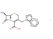 1-[[(6R,7R)-7-<span class='lighter'>氨基</span>-2-羧基-8-氧代-5-硫杂-1-氮杂二环[4.2.0]辛-2-烯-3-基]甲基]咪唑并[1,2-b]<span class='lighter'>哒</span><span class='lighter'>嗪</span>鎓碘化物
