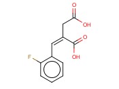 2-(2-FLUORO-BENZYLIDENE)-<span class='lighter'>SUCCINIC</span> ACID