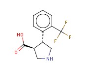 (3S,4R)-4-(2-(TRIFLUOROMETHYL)PHENYL)<span class='lighter'>PYRROLIDINE-3-CARBOXYLIC</span> ACID