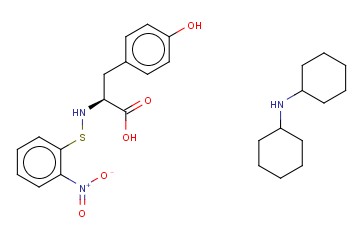 N-O-NITROPHENYLSULFENYL-L-TYROSINE DI(CYCLOHEXYL)AMMONIUM SALT