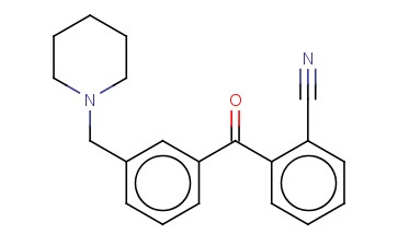 <span class='lighter'>2-CYANO-3</span>'-<span class='lighter'>PIPERIDINOMETHYL</span> <span class='lighter'>BENZOPHENONE</span>
