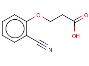 3-(2-<span class='lighter'>氰</span><span class='lighter'>基</span><span class='lighter'>苯</span>氧基)丙酸