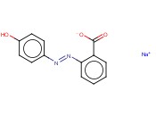 SODIUM 2-[(4-HYDROXYPHENYL)<span class='lighter'>AZO</span>]BENZOATE