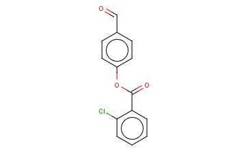 4-FORMYLPHENYL <span class='lighter'>2-CHLOROBENZOATE</span>