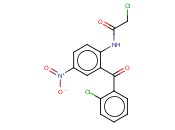 2-(2-<span class='lighter'>氯</span>乙酰氨基)-5-硝基-2'-<span class='lighter'>氯</span>二苯甲<span class='lighter'>酮</span>