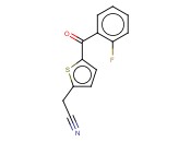 2-[5-(2-氟苯甲酰基)-2-<span class='lighter'>噻吩</span>基]<span class='lighter'>乙</span><span class='lighter'>腈</span>