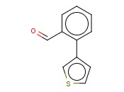 2-噻吩-3-<span class='lighter'>基</span>-<span class='lighter'>苯</span><span class='lighter'>甲醛</span>