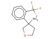 3-(2-(TRIFLUOROMETHYL)PHENYL)<span class='lighter'>TETRAHYDROFURAN</span>-3-AMINE