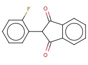 2-(2-FLUOROPHENYL)<span class='lighter'>INDENE</span>-1,3-DIONE