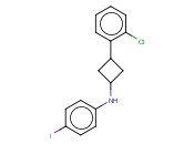 N-[3-(2-CHLOROPHENYL)CYCLOBUTYL]-<span class='lighter'>4-IODOANILINE</span>