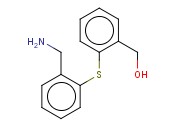 2-[2-(氨甲基)<span class='lighter'>苯</span><span class='lighter'>硫醇</span>]<span class='lighter'>苯</span>甲醇