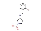 (S)-3-((<span class='lighter'>2-BROMOBENZYL</span>)AMINO)PYRROLIDINE-1-CARBOXYLIC ACID
