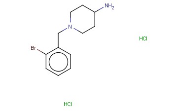 1-(<span class='lighter'>2-BROMOBENZYL</span>)PIPERIDIN-4-AMINE DIHYDROCHLORIDE