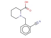 1-(2-CYANOBENZYL)<span class='lighter'>PIPERIDINE</span>-2-CARBOXYLIC ACID