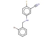 5-([(2-BROMOPHENYL)METHYL]AMINO)-<span class='lighter'>2-FLUOROBENZONITRILE</span>
