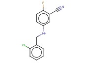 5-([(2-CHLOROPHENYL)METHYL]AMINO)-<span class='lighter'>2-FLUOROBENZONITRILE</span>