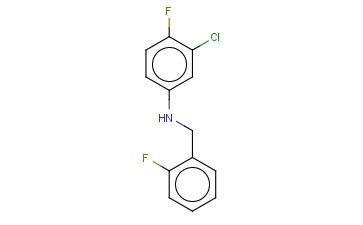 N-(3-CHLORO-4-FLUOROPHENYL)-<span class='lighter'>2-FLUOROBENZYLAMINE</span>
