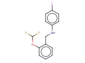 N-([2-(DIFLUOROMETHOXY)PHENYL]METHYL)-<span class='lighter'>4-IODOANILINE</span>