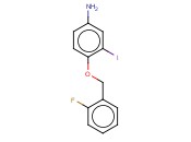 4-[(2-FLUOROPHENYL)METHOXY]-<span class='lighter'>3-IODOANILINE</span>