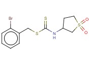 <span class='lighter'>2-BROMOBENZYL</span> 1,1-DIOXIDOTETRAHYDRO-3-THIENYLDITHIOCARBAMATE