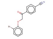 4-[2-(2-BROMOPHENOXY)<span class='lighter'>ACETYL</span>]BENZONITRILE