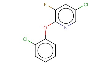 5-CHLORO-2-(2-CHLOROPHENOXY)-<span class='lighter'>3-FLUOROPYRIDINE</span>